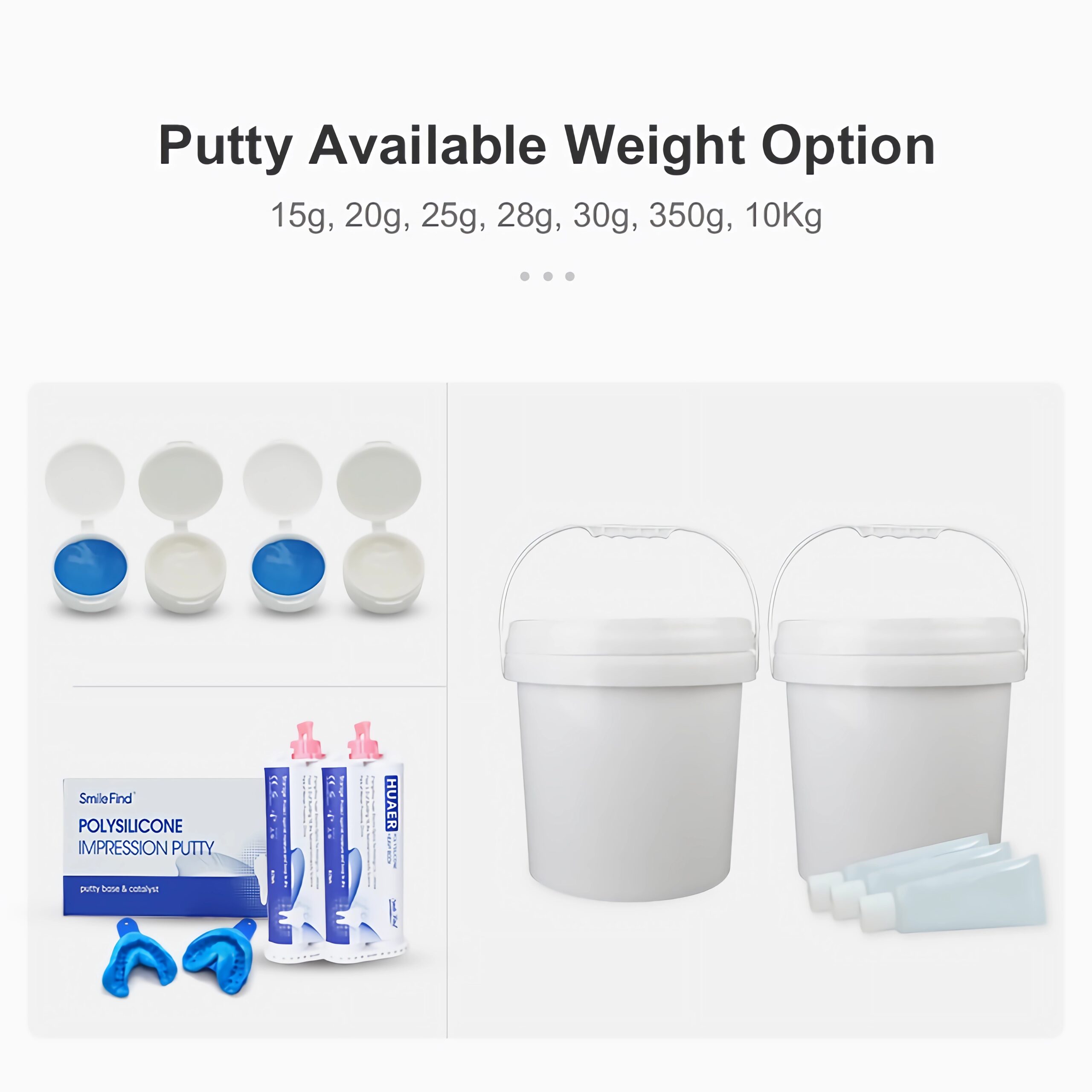 Dental Impression Material Customizable Weight