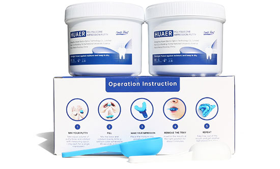 SmileFind Dental Silicone Impression Putty 350g x2 Packaging