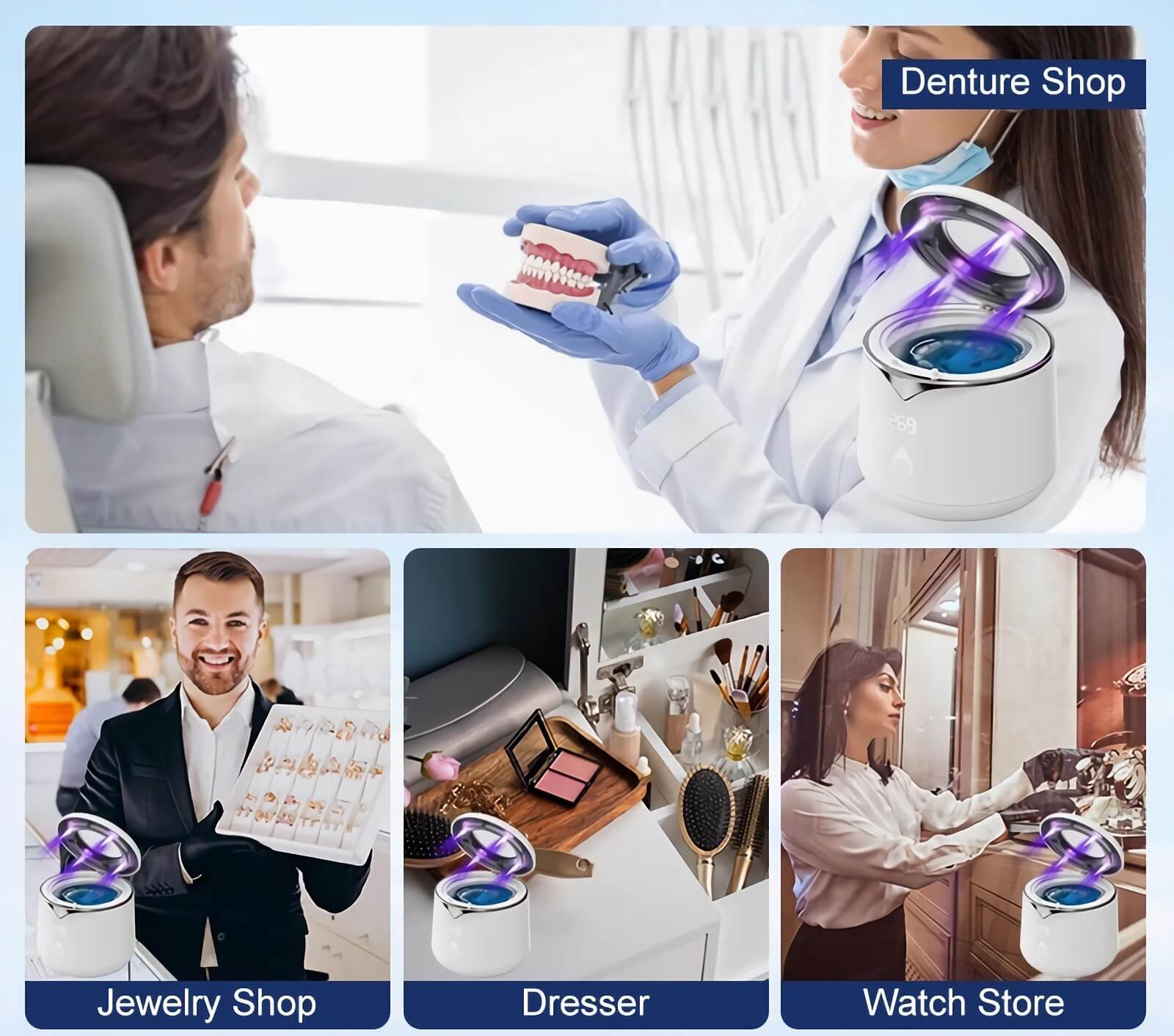Ultrasonic cleaner applications