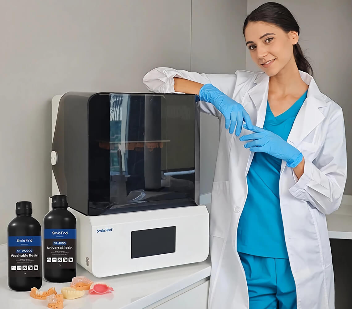 High precision dental 3D printer for clinics