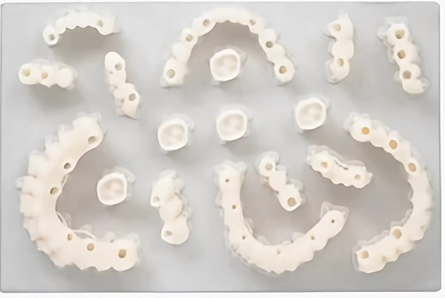 3D printing of dental crowns in resin