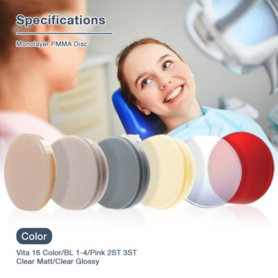 PMMA resin disc for dental models