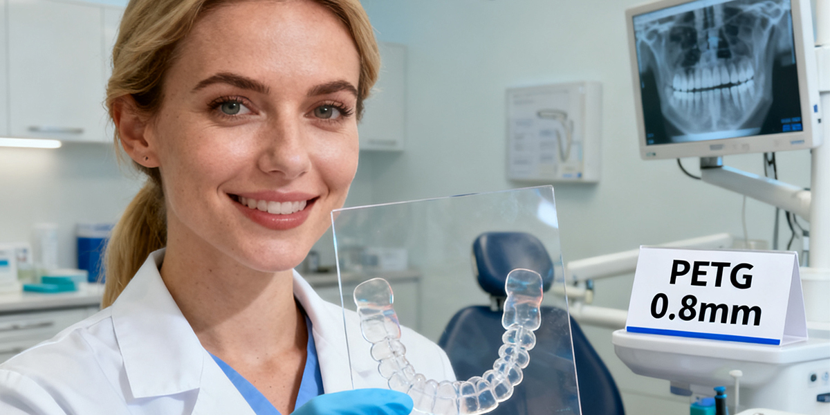 PETG dental sheet for clear aligners