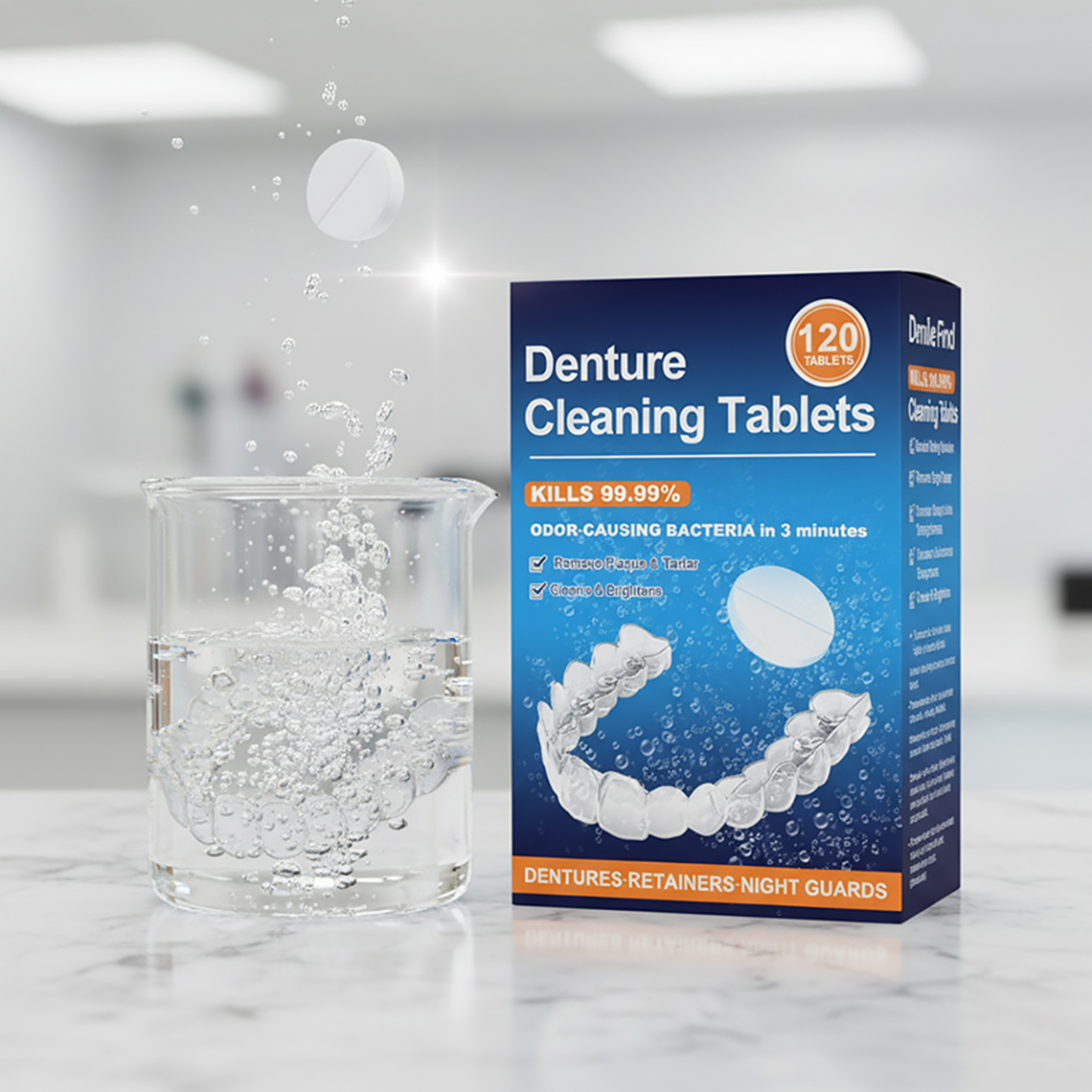 Denture Cleaning Tablets Product New Denture Cleaning Tablets Product New