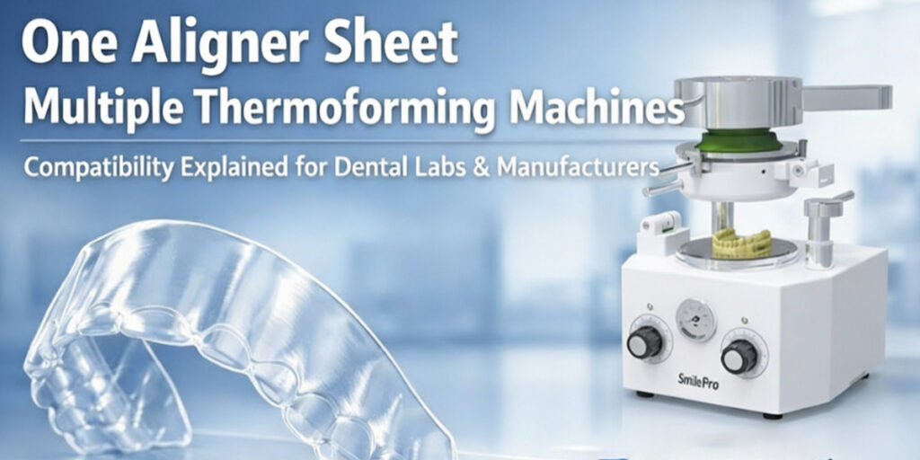 One Aligner Sheet, Multiple Thermoforming Machines: Full Compatibility Explained