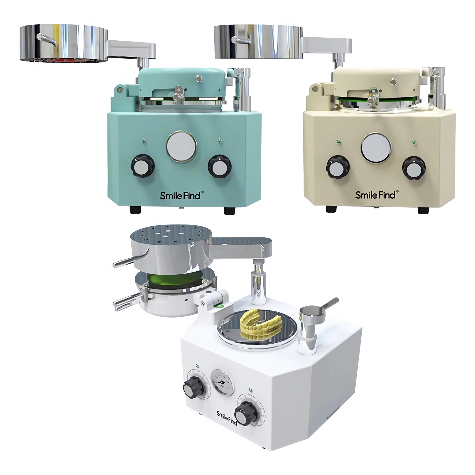 Precision dental thermoforming unit