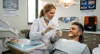 dental laboratory clear PMMA milling disc