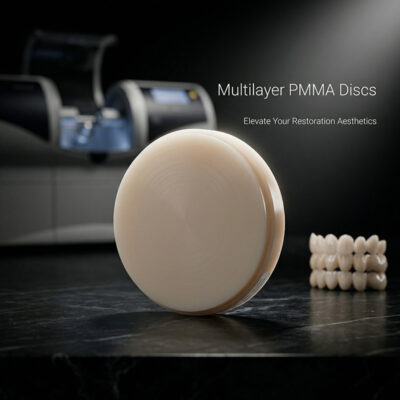 high strength PMMA multilayer dental disc