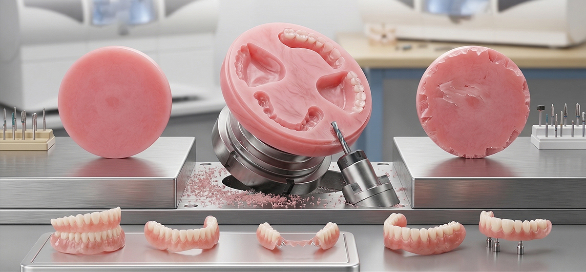 High strength gum veined PMMA disc material