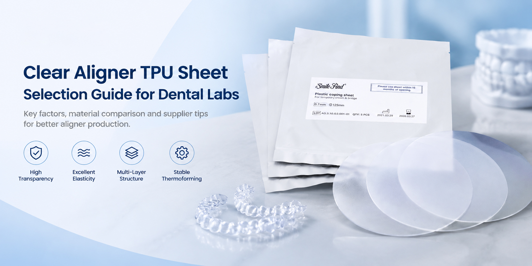 Clear Aligner TPU Sheet